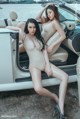 Linh Miu and Rabbit Ngoc Pham show off their sexy body with nude underwear (7 pictures)